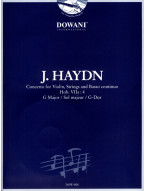 Joseph Haydn: Concerto Hob. VIIa: 4 in G major (noty na housle, klavír) (+audio)