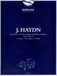 Joseph Haydn: Concerto Hob. VIIa: 4 in G major (noty na housle, klavír) (+audio)