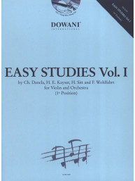 Easy Studies Vol.1: 1st Position (noty na housle, klavír) (+audio)