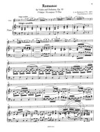 Beethoven: 2 Romances op. 40 in G major & op. 50 in F major (noty na housle, klavír) (+audio)
