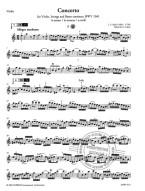 J.S. Bach: Concerto BWV 1041 A Minor (noty na housle, klavír) (+audio)