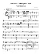 Oskar Rieding: Concertino In Hungarian Style Op. 21 in A minor (noty na housle, klavír) (+audio)