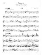 W.A. Mozart: Concerto KV 211 in D-Dur (noty na housle, klavír) (+audio)
