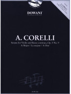Arcangelo Corelli: Sonata in A Majoe, Op. 5 No. 9 (noty na housle) (+audio)