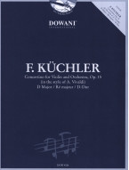 Ferdinand Küchler: Concertino Op. 15 in D Major in the style of Vivaldi (noty na housle, klavír) (+audio)