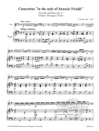Ferdinand Küchler: Concertino Op. 15 in D Major in the style of Vivaldi (noty na housle, klavír) (+audio)