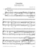 Ferdinand Küchler: Concertino Op. 11 in G Major (noty na housle, klavír) (+audio)
