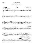 Ferdinand Küchler: Concertino Op. 11 in G Major (noty na housle, klavír) (+audio)