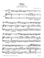 Fiocco, Telemann: Allegro in G Major & Sonatina in A Major (noty na housle, klavír) (+audio)