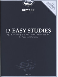Duvernoy, Lemoine: 13 Easy Studies for Piano and Orchestra (noty na klavír) (+audio)