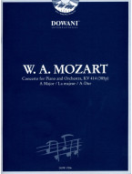 W.A. Mozart: Concerto KV414 in A Major (noty na klavír) (+audio)