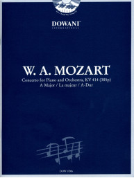 W.A. Mozart: Concerto KV414 in A Major (noty na klavír) (+audio)