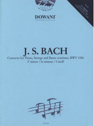 J.S. Bach: Concerto BWV 1056 in F Minor (noty na klavír) (+audio)
