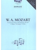 W.A. Mozart: Concerto KV 467 in C major (noty na klavír) (+audio)