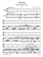 W.A. Mozart: Concerto KV 467 in C major (noty na klavír) (+audio)
