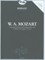 W.A. Mozart: Concerto in C major, KV 415 (noty na klavír) (+audio)
