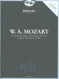 W.A. Mozart: Concerto in C major, KV 415 (noty na klavír) (+audio)