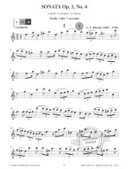Georg Friedrich Händel: Sonata op.1/4 in A minor HWV 362 (noty na altovou flétnu) (+audio)