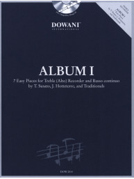 Album I - 7 Easy Pieces (noty na altovou flétnu, basso continuo) (+audio)