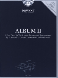 Album II - 6 Easy Pieces (noty na altovou flétnu, basso continuo) (+audio)