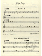 Album II - 6 Easy Pieces (noty na altovou flétnu, basso continuo) (+audio)