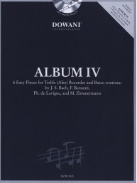 Album IV - 6 Easy Pieces (noty na altovou flétnu, basso continuo) (+audio)