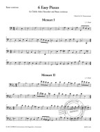 Album IV - 6 Easy Pieces (noty na altovou flétnu, basso continuo) (+audio)