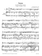 Benedetto Marcello: Sonata, Op. 2 No. 1 (noty na violoncello, basso continuo) (+audio)