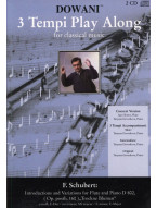 Franz Schubert: Introductions and Variations D 802, Op. posth. 160 Trockne Blumen (noty na příčnou flétnu) (+audio)
