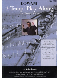 Franz Schubert: Introductions and Variations D 802, Op. posth. 160 Trockne Blumen (noty na příčnou flétnu) (+audio)