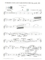 Franz Schubert: Introductions and Variations D 802, Op. posth. 160 Trockne Blumen (noty na příčnou flétnu) (+audio)