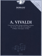 Antonio Vivaldi: Concerto Op.10 No.3 RV 428 Il Gardellino in D Major (noty na příčnou flétnu, klavír) (+audio)