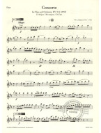 W.A. Mozart: Concerto D major KV 314 (noty na příčnou flétnu, klavír) (+audio)