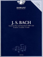 Johann Sebastian Bach: Sonata In B Minor BWV 1030 (noty na příčnou flétnu, cembalo) (+audio)