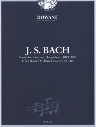 Johann Sebastian Bach: Sonata BWV 1031 In E Flat (noty na příčnou flétnu, cembalo) (+audio)