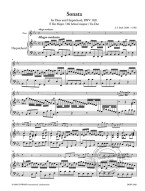Johann Sebastian Bach: Sonata BWV 1031 In E Flat (noty na příčnou flétnu, cembalo) (+audio)