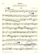 Johann Sebastian Bach: Sonata BWV 1031 In E Flat (noty na příčnou flétnu, cembalo) (+audio)