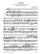 W.A. Mozart: Concert KV 299 (noty na příčnou flétnu, harfu, klavír) (+audio)