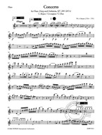 W.A. Mozart: Concert KV 299 (noty na příčnou flétnu, harfu, klavír) (+audio)