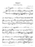 Francesco Mancini: Sonata l in D minor (noty na příčnou flétnu, basso continuo) (+audio)