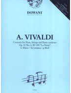 Antonio Vivaldi: Concerto Op.10 No.2 RV 439 La Notte in G Minor (noty na příčnou flétnu, klavír) (+audio)