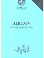 Album V - 7 Easy/Intermediate Pieces (noty na příčnou flétnu, klavír) (+audio)