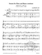 Georg Friedrich Händel: Sonata Hallenser No. 1, HWV 374 in A minor (noty na příčnou flétnu, basso continuo) (+audio)
