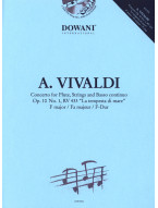 Antonio Vivaldi: Concerto Op. 10 No. 1 RV 433 La tempesta di mare in F major (noty na příčnou flétnu, klavír) (+audio)
