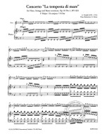 Antonio Vivaldi: Concerto Op. 10 No. 1 RV 433 La tempesta di mare in F major (noty na příčnou flétnu, klavír) (+audio)