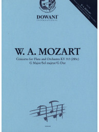 W.A. Mozart: Concerto KV 313 / 285c in G Major (noty na příčnou flétnu, klavír) (+audio)