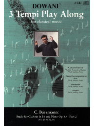 Carl Baermann: Study, Op. 63 - Part 2 (noty na klarinet) (+audio)