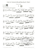 Carl Baermann: Study, Op. 63 - Part 2 (noty na klarinet) (+audio)