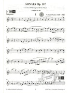 Camille Saint-Saëns: Sonata Op. 167 In Eb (noty na klarinet) (+audio)