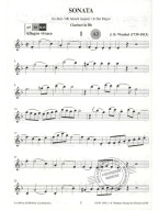Jan Křtitel Vaňhal: Sonata in Eb Major (noty na klarinet) (+audio)